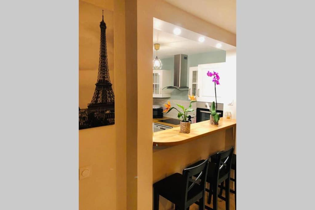Ca Dei Figli, Charmante Maison De Ville. Bailly-Romainvilliers Ngoại thất bức ảnh
